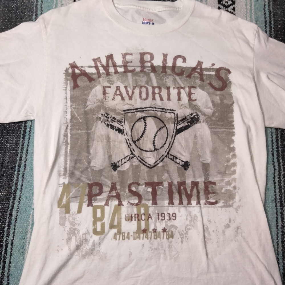 Vintage Medium graphic baseball t-shirt
